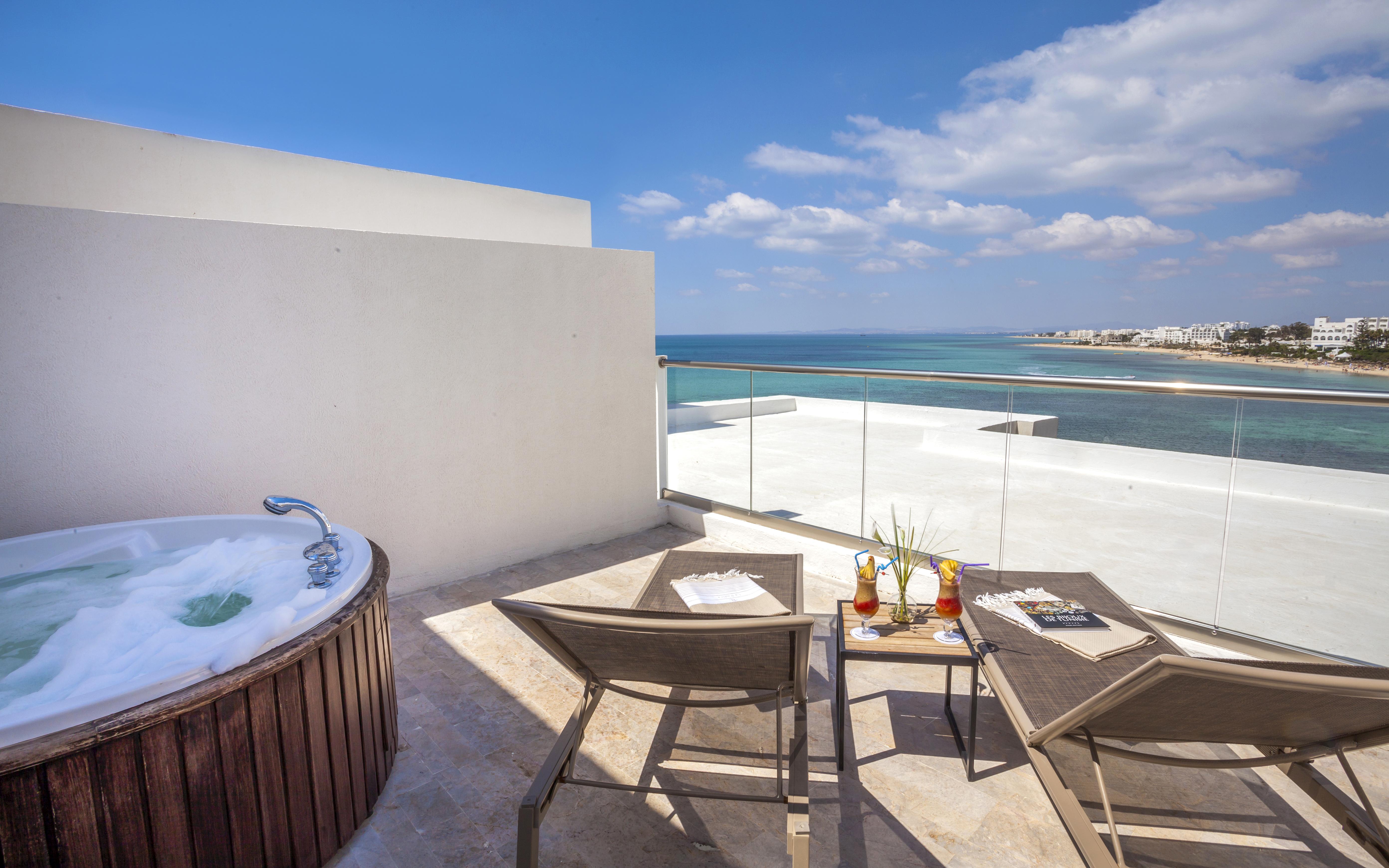 Hotel La Badira - Adult Only Al-Hammamat Zewnętrze zdjęcie The view from the rooftop